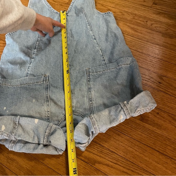 Free people we the free high roller shortall overalls color “bright eyes” xsmall - Picture 7 of 12
